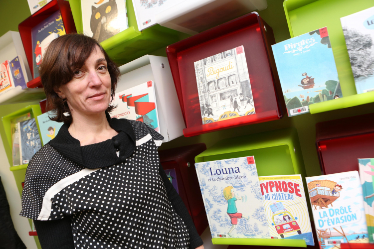 Rosanna Nardiello est bibliothécaire à Villeurbanne, responsable du service des bibliobus.